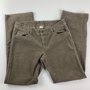 J Crew Womens 8 Short Brown Corduroy Pants Boot